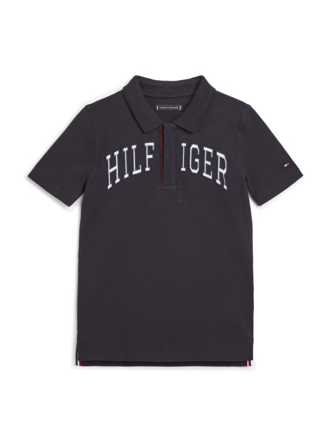 Desert Sky Tommy Hilfiger Boys 3-7 Icons Varsity Polo