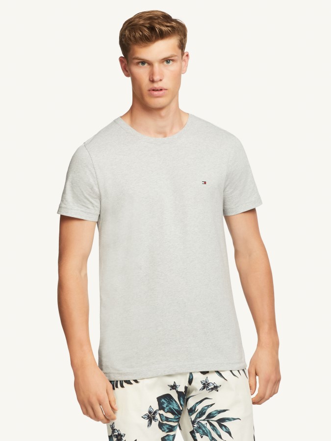 Essential Cotton Tee Tommy Hilfiger Light Grey Heather