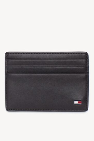 Black Eton Card Holder Tommy Hilfiger