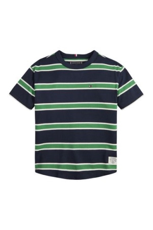 Blue Tommy Hilfiger Striped T-Shirt