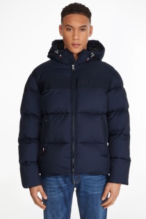 High Loft Puffer Jacket Blue Tommy Hilfiger