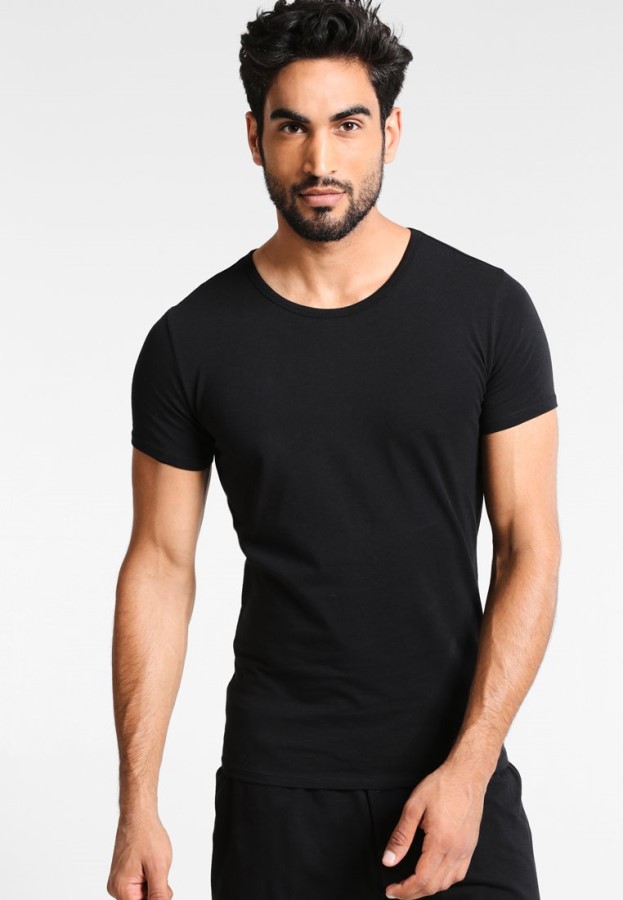 Black Tommy Hilfiger 3 Pack Undershirt