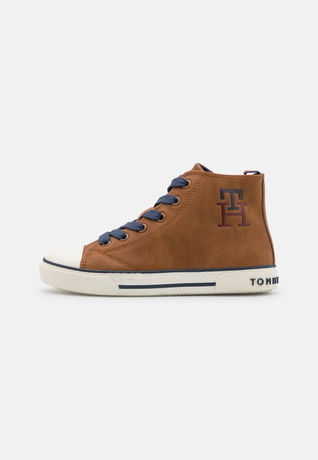 High-Top Trainers Tommy Hilfiger Tobacco
