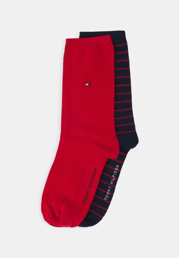 Sock Small Stripe 2 Pack Socks Red/Navy Tommy Hilfiger